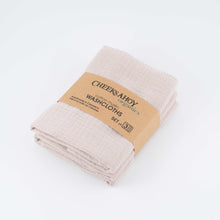 Load image into Gallery viewer, Cheeks Ahoy Organic Cotton Muslin Washcloths - Variations
