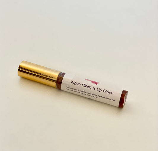 Vegan Hibiscus Lip Gloss