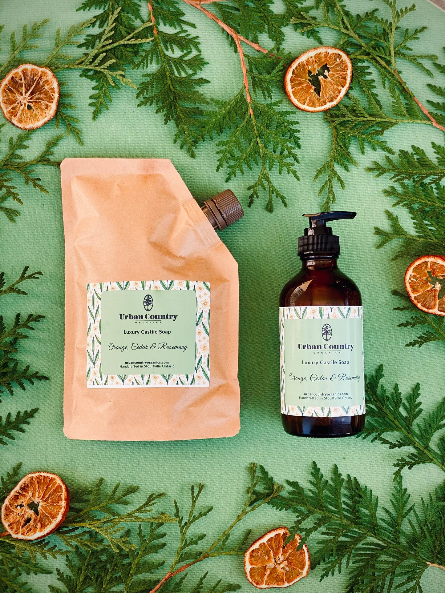 Urban Country Organics Orange, Cedar & Rosemary Luxury Castile Soap