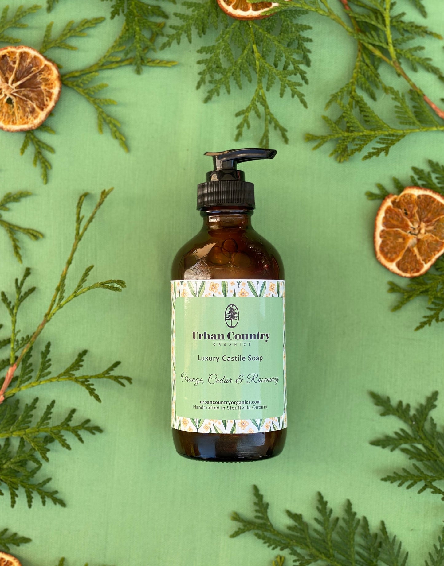 Urban Country Organics Orange, Cedar & Rosemary Luxury Castile Soap