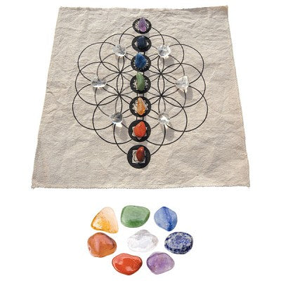 7 Chakra Crystal Grid Kit - Balance