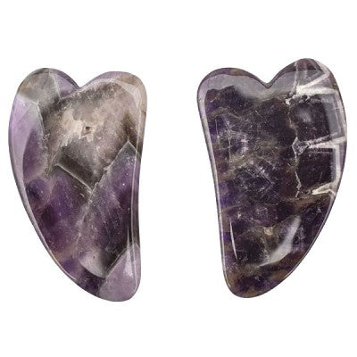 Urban Country Organics - Amethyst Crystal Roller and Gua Sha Set